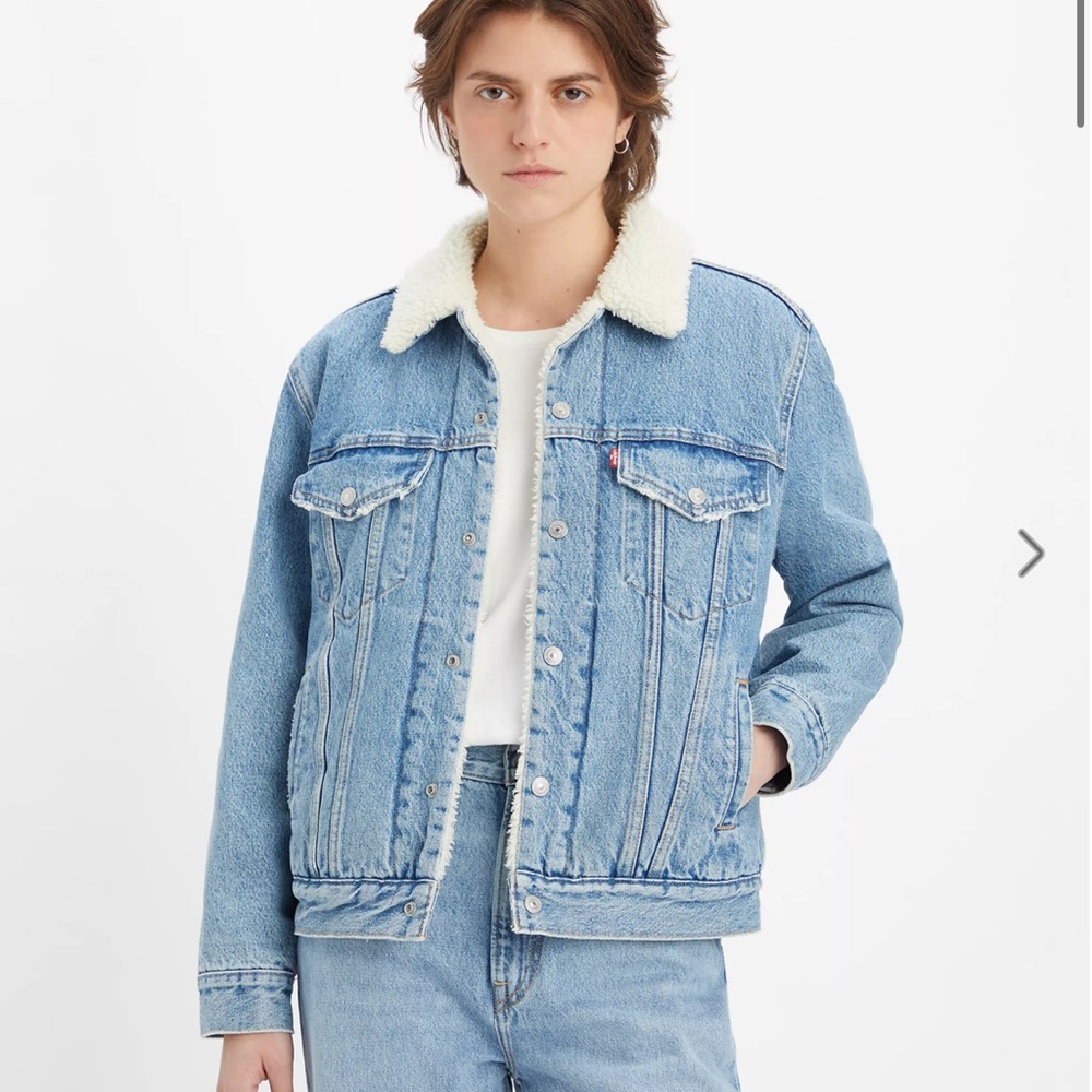 Levi's EX-BOYFRIEND SHERPA TRUCKER JACKET